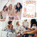 2 x Blush Pink Floral Mimosa Bar Sign,for Wedding Reception & Event Party,Table Centerpieces for Party Event,Bridal Shower Decorations,Mimosa Bar Decor,Wedding Party Sign,Wood Signage With Stand,2