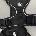 wuffie Dog Harness, Adjustable Soft Padded Dog Vest with Handle Adjustable, no-Pull, Comfortable, Safety Vest for Small, Medium, Large Size Dogs (Black, Large)