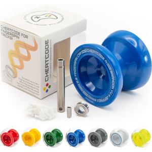 Cheatcode Yoyo by Brandon Vu | Master Fingerspin Tricks | A Responsive & Unresponsive Yo-yo for Kids, Teens & Adults | Great Yo Yo For Beginners | Extra Professional Ball Bearing Kit Included | Offset