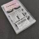 Natural Self Adhesive Eyelashes Wispy Self Adhesive Lashes 3D No Glue Lashes Reusable Cat Eye Lash Faux Mink Eyelashes 5 Pairs by ZANLUFLY