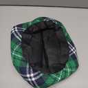3 Green Flannel Hats