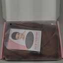 Long Auburn Wavy Wigs for Women Middle Part Copper Red Wig 26 inch Natural Curly Synthetic Wig Heat Resistant Fiber Wigs for Daily Party Use