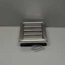 Stainless Steel Air Vent Duct Grill Square Outlet Extractor Ventilation Cover with Active Louvers, Fashionable Appearance, Windproof, Rainproof, and Anti for Indoor Use