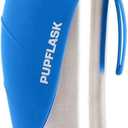 PupFlask Large Dog Water Bottle | 27 or 40 OZ Stainless Steel | Convenient Dog Drink Dispenser | Puppy Travel Water Bowl | Portable Pet Hydration Bottle | Leak Proof | Perfect Size for All Breeds (Nebulas Blue)