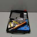 Upgraded 220W Plastic Welder, 2 in 1 Plastic Welding Repair Welder Kit 1000PCS Hot Stapler Soldering Gun with 100PCS Plastics Welding Rods Car Bumper Repair Kit for Most Plastics(Blue)