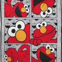 Jay Franco Sesame Street Hip Elmo Throw Blanket - Measures 40 x 50 inches, Kids Bedding - Fade Resistant Super Soft Fleece