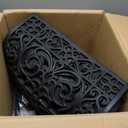 Calloway Mills 170011741P Rubber Monogram Doormat, 17" x 41" (Letter P)