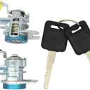 XQSMWF 1 Pair Front Door Lock Cylinder w/Keys Compatible with Nissan Versa 2007-2013 Replace H0601-EL00B H0601-EL00A H0601EL00B H0601EL00A Left Driver and Right Passenger Side