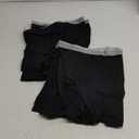 Hanes Men's Underwear Boxer Briefs Pack, Cool & Breathable Cotton Moisture-Wicking Underwear for Men, No Ride Up (Medium, Black - 12 Pack)