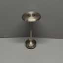 5200mAh Rechargeable Cordless LED Table Lamps Touch Sensor Light, 3-Levels Portable Dimming Wireless Battery Operated Lamp, Night Light/Restaurant Table, Outdoor, Coffee, Bar (Sliver)