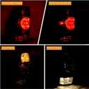Tail Light Assembly Compatible With 2005-2015 Tacoma Pickup Driver and Passenger Side LED Taillights Brake Signal Assembly with Bulb and Harness (Black Housing Style)