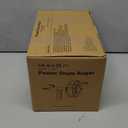 Drain Snake, 25ft Flexible Steel Drain Auger With Drill Adapter, Plumbing Unblocking Hand Auger, Manual Or Powered for Shower & Bathtub Clogs-No auto retract or feed (Orange)