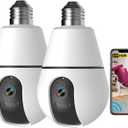 3MP Security Came 2.4GHz/5G/WiFi, Connection, with 360 AI Motion Detection, 3.6mmHD Lens Full Color Night Vision(2PCS)