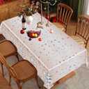 Emopeak Mother's Day Decorations Tablecloth 54 x 108, Supplies Disposable Rectangular Tablecloth The Best Mother's Table Party Decoration for My Mother's Party