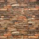 Yutianli 7mm Thick Anti-Collision self Adhesive 3D Wall Panels Peel and Stick,10-Pack 57 Sq.Ft Antique Faux Brick Wall Panels Foam Faux Stone Wallpapers for Bedroom (10, Style A)