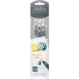 Cretacolor Aqua2Go Waterbrushes, Set of 3