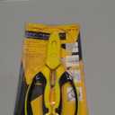 Utility Scissors Heavy Duty: 8-Inch sharp Scissors All Purpose heavy duty, Serrated Blades Cut Carpet, Cardboard, Wire, Leather, Fabric, Multipurpose Shears for Kitchen, Garden, Office, Craft (Yellow)