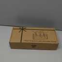 Nacome Plant Terrarium Propagation Stations: Mothers Day Gifts for Mom Plant Lovers Women Wife Daughter - 3 Bulb Glass Vases with Wooden Stand Tabletop for Hydroponics Home Garden Decor (Blue)