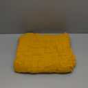 EMME Cotton Throw Blanket for Couch Soft Muslin Blankets 50"x60" Lightweight Breathable Blanket All Season Gauze Blanket, Mustard Yellow