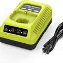 P117 P118 18V Rapid Charger Replacement for Ryobi Battery Charger Compatible with P102 P108 P189 P197 P103 P105 P107 P190 P191