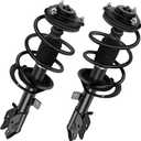 ASAPE 2PCS Front Complete Struts Assembly w/Coil Spring 4WD Fit for 2007-2017 for Jeep Compass 2007-2017 for Jeep Patriot 2007-2012 for Dodge Caliber Shock Absorber Assembly Replace OE 172367 172368