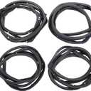 ApplianPar Front and Rear Door Rubber Seal Gasket Weatherstrip Molding for Honda Civic Sedan 2006-2011