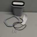 1 Pc 2 in 1 Extra Long Pet Proof Outdoor Faucet Covers Winter w/Lock 8.5x7x5.5 in Thick Foam Plastic Spigot Cover Reflective Strips Faucet Cover for Outside Water Faucet Freeze Protection (Gray)