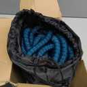 100FT Garden Hose, Lightweight Flexible Water Hose, 5/8" Kink Free Leak Proof Hose, Heavy Duty 96-Layer Woven with 3/4" Brass Fittings, 10 Function Nozzle for Yard Lawn Outdoor Car Wash(BlueBlack)