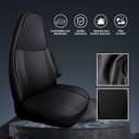 AOMSAZTO Car Seat Covers for Chevy Express Van Seat Covers 2010-2025 with Grab Handle Opening Accessories Seats, NOT for RV, Artificial Leather, Waterproof, Wear-Resistant