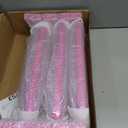 ESPETS 17 Inch 6 Pieces Pink Safety Handles for Playground Equipment - Swing Set Attachment Grab Handle, Playset Accessories Hand Grips, Indoor Monkey Bars for Kids