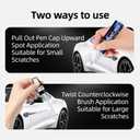 Touch Up Paint For Cars,Black Car Paint Scratch Repair, 2-in-1 Automotive Touch up Car Paint Pen,Quick & Easy Auto Car Paint Scratch Repair,Car Touch Up Paint Pen 0.4 Fl Oz-Black