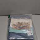 Blue Forest Placemats Set of 4, Dual-Layered Thickened Faux Linen Cloth Place Mats Heat Resistant Machine Washable Wrinkle Free Table Mats Indoor/Outdoor (Navy Blue)