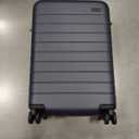 Away Medium Checked Luggage, Lightweight Hard Shell Suitcase with Spinner Wheels, Durable Rolling Luggage, TSA Lock, 26 Inch, Navy Blue
