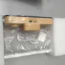 LED Bedside Lamp with Wireless Charger, 3-in-1 Touch Control Table Lamp with Clock, Dimmable Nightstand Lamp with 5 Color Modes, Modern Bedroom Desk Lamp, Gift for Women & Men,Wooden,Adapter Included (Large)