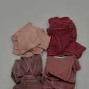 Konssy 6 Pack Face Cloths, Soft Wash Cloth for Washing Face, Cotton Face Towels for Sensitive Skin Women Facial Makeup Remover Reusable Absorbent Washcloths 11 x 11 Inch (Pink)