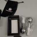 Ice Globes for Facials | Unbreakable Steel Cooling Roller | Cryo Sticks for Face | Massager for Face Neck & Eyes | Skin Care for Dark Circles, Puffiness, Wrinkles, Collagen Production (White)