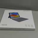 Case with Keyboard for iPad 10th Generation & 11th (A16, 2025): Bluetooth Wireless Detachable Magnetic Stand Rechargeable Keyboard with Folio Slim Compact Removable Cover with Trackpad, White Backlit