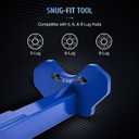 Orion Motor Tech Wheel Hub Removal Tool Kit, Universal Wheel Hub Shocker Compatible with 5 6 and 8 Lug Hubs, Wheel Hub Buster Tool with Nuts and Hooks