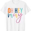 Oh Hey Vacay Summer Vacation Matching Family Men Women Kids T-Shirt (Small)