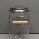 Mason Craft and More Glass Drink Dispenser with Lid - Clear
