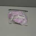 Milumia Women's Tie Dye Drawstring Side Tube Top Lettuce Asymmetrical Hem Bandeaus (Purple, L)