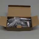 CML Hardware Matte Black Passage Door Knob, Interior Door Lock for Hallway Closet, No Locking, Keyless Round Ball Handle (1 Pack)