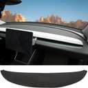 Dashboard Cover Model Y Juniper Accessories [Anti-Glare and Sun Protection] Suede Dash Mat for New Model Y Juniper 2025 2026 Dashboard Decorative Interior Auto Accessories (Black)