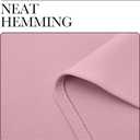 NICETOWN Blackout Curtain Panels for Living Room - (Rouge Pink Color) 29x30 inch, 2 Panels Set, Room Darkening Blackout Drapes for Window