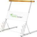 Portable Folding Exercise Bar for Barre, Balance and Ballet Home Workouts, Strong Freestanding Stable Design