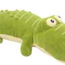 Crocodile Plush Toy Stuffed Animal 26 Inch Green Large Giant Alligator Animal Stuffed Plushies Super Soft Cute Cuddly Pillow Cushion Stuff Dolls Xmas Gift for Children Kid Boys Girls, 26Inches, 20"