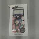 for iPhone 17 Pro Case - [6.6 ft Military-Grade Drop Protection] [Anti-Peel Technology] Clear Black TPU Bumper Case with Cute Design (Cat and Flower)