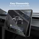 Tempered Glass Screen Protector for Tesla Model Y Juniper Accessories 2025/2026 & for Tesla Model 3 (2024/2025/2026) 15.4 Inch, Tempered Glass Case with Protective Frame, HD & 9H Anti-Scratch