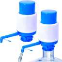 2 Pack Portable Manual Water Pump 5 Gallon, Water Jug Dispenser Bottle Pump Drinking Water Pump with an Extra Short Tube and Cap Fits Most 2-6 Gallon Water Coolers