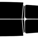 Trueline Automotive Precut Car Window Tint - Compatible with Honda Odyssey 2005-2010 - 20% All Side and Back Windows - Pre Cut Tint Kit